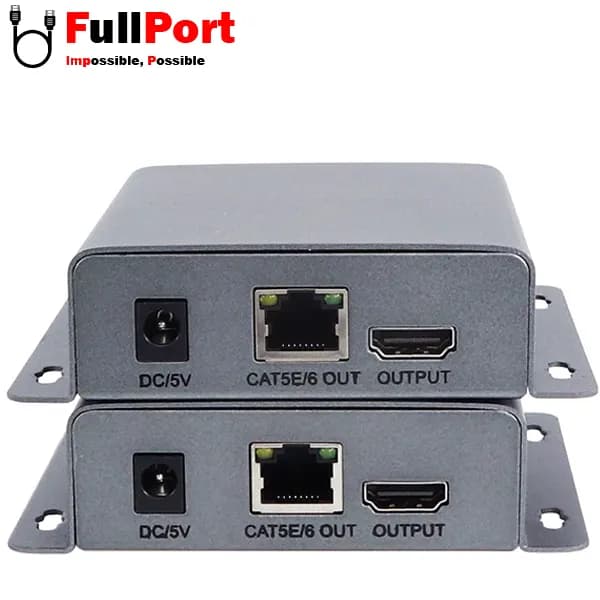 توسعه دهنده HDMI بر روی کابل شبکه کی نت مدل K-EXHDC120 بسته دو عددی — تصویر ۱۰