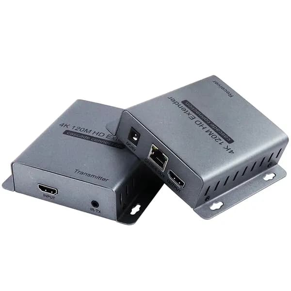 توسعه دهنده HDMI بر روی کابل شبکه کی نت مدل K-EXHDC120 بسته دو عددی — تصویر ۸