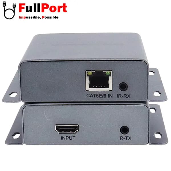 توسعه دهنده HDMI بر روی کابل شبکه کی نت مدل K-EXHDC120 بسته دو عددی — تصویر ۹