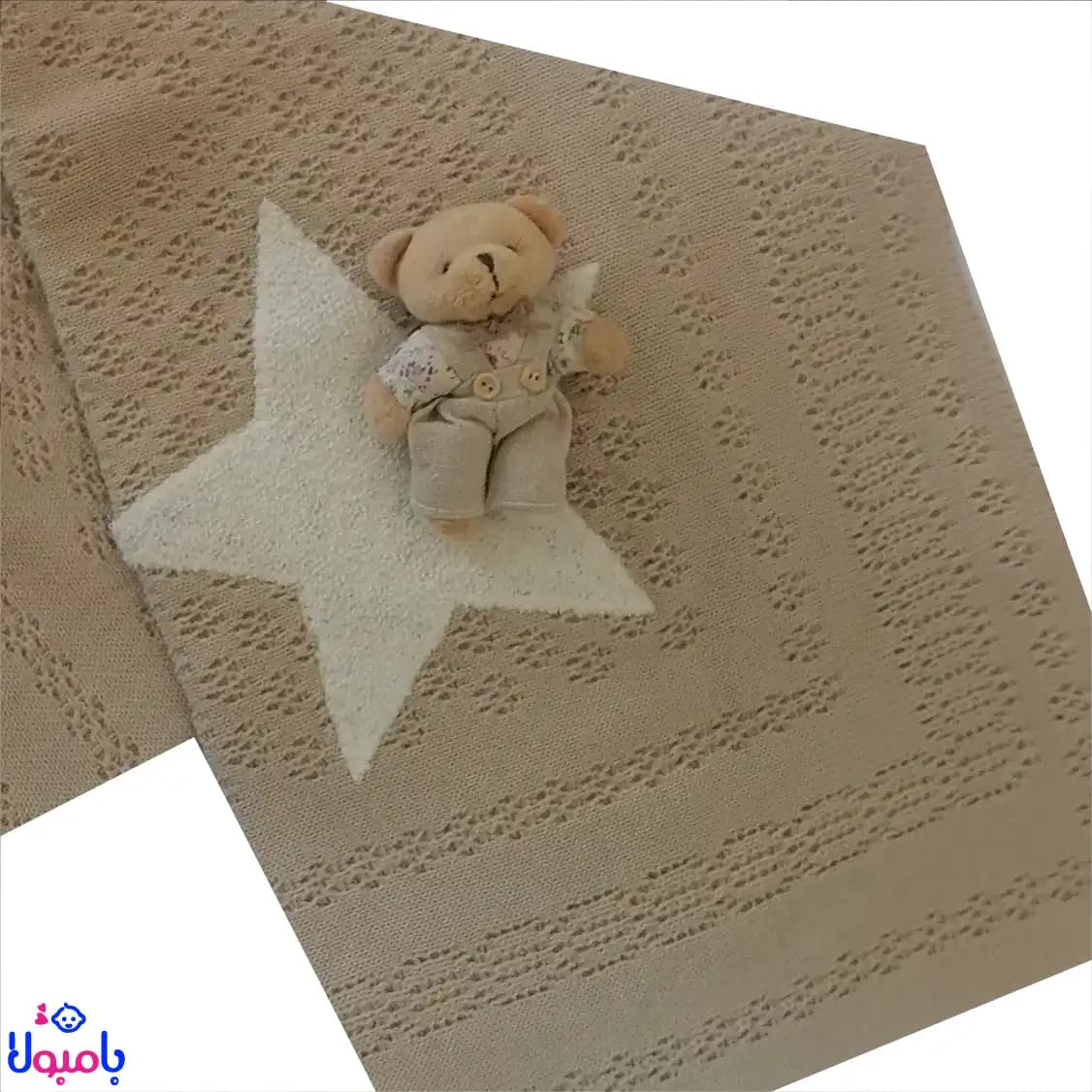 پتو دورپیچ بافت عروسکدار 95*80سانتیمتر TAFFY — تصویر ۳