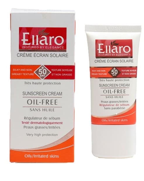 کرم ضد آفتاب بی رنگ پوست چرب SPF50 الارو 40 میلی لیتر — تصویر ۵