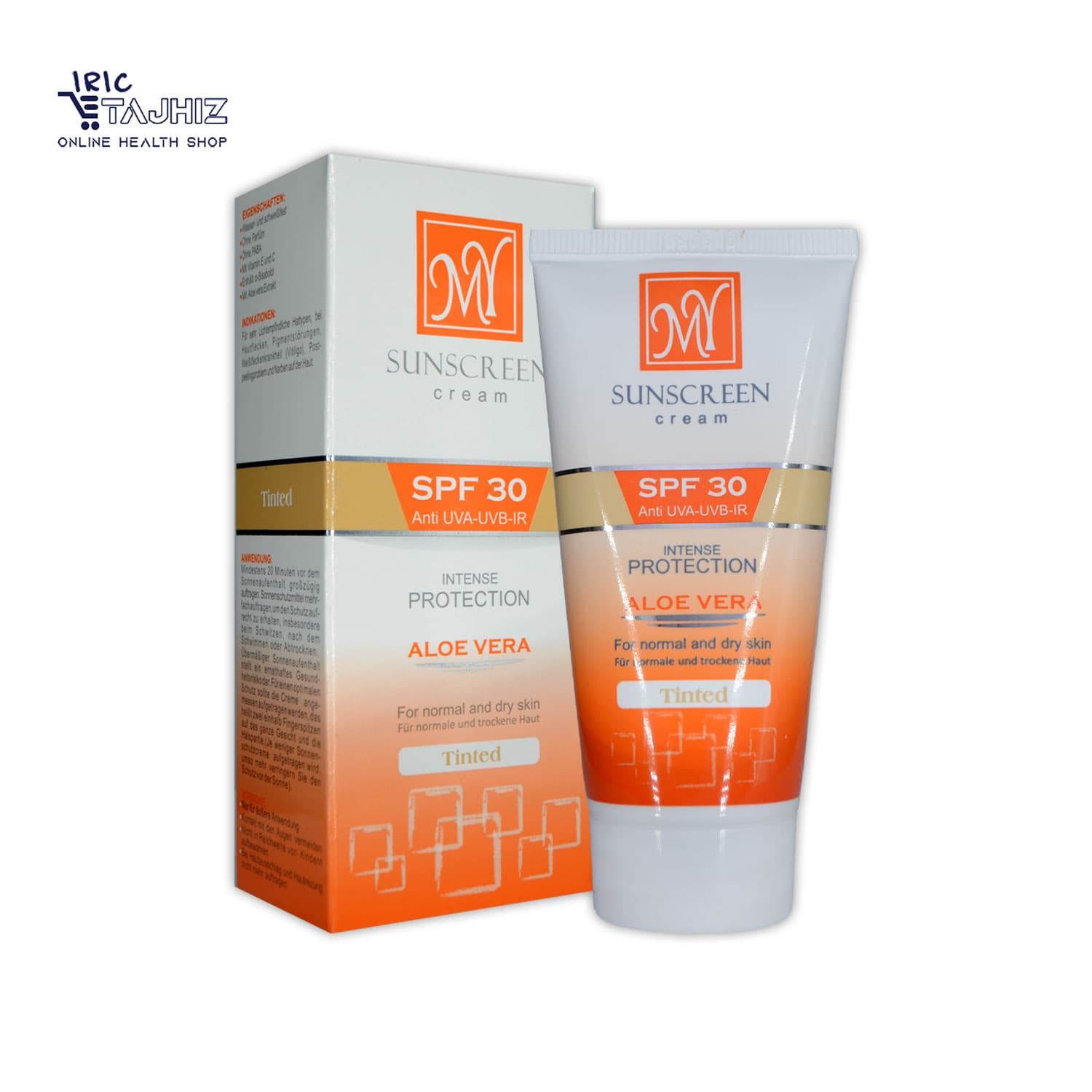 کرم ضد آفتاب کرم پودری پوست معمولی و خشک SPF30 مای 50 میلی — تصویر ۲