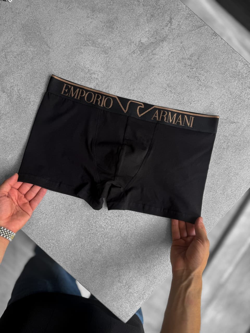 شورت مردانه باکسر Emporio Armani پک سه تایی کد 890 — تصویر ۳