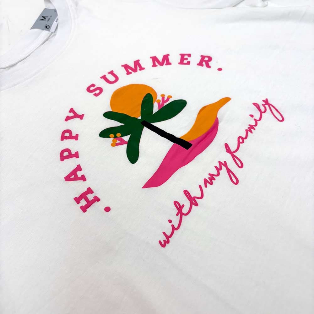 تیشرت lefties طرح happy summer — تصویر ۳