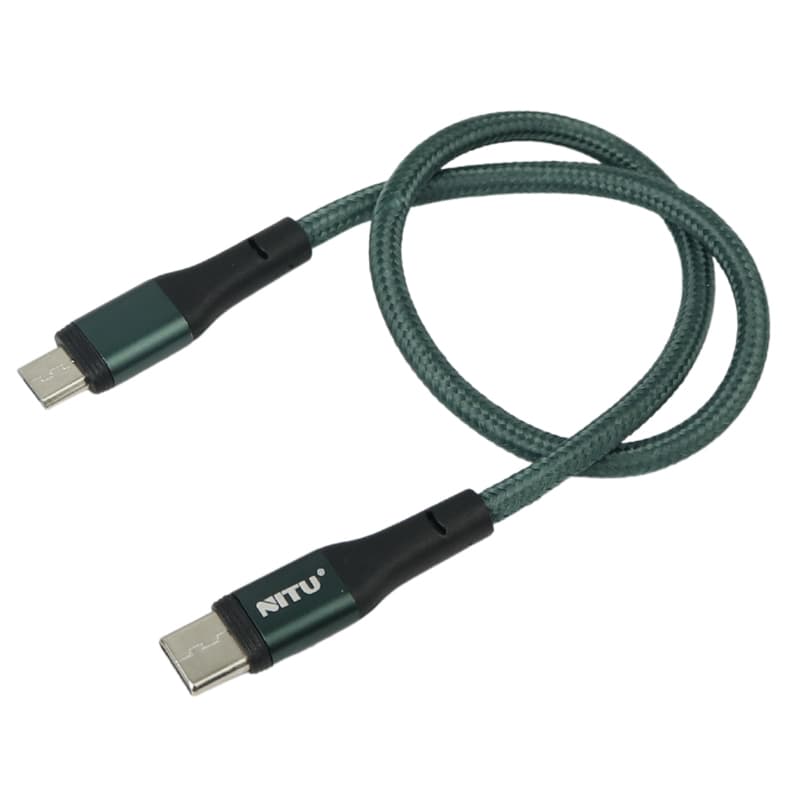 کابل Type-C به Micro-usb نیتو NITU NC36 طول 30 سانتیمتر 2.4 آمپر — تصویر ۵