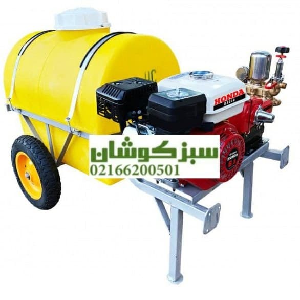 سمپاش فرغونی ۱۰۰ لیتری هوندا با پمپ ۴۵بار