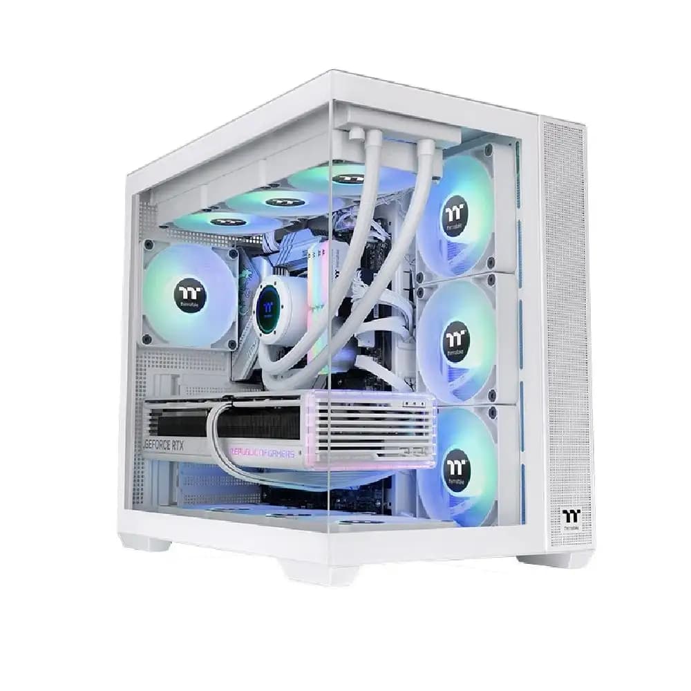 کیس ترمالتیک مدل View 380 TG ARGB Snow