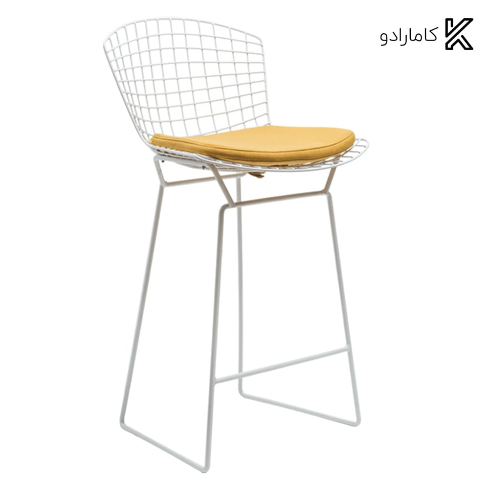 صندلی کانتر برتویا نظری با تشک ( مدل آبکاری رنگی )