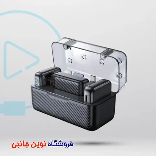 میکروفون یقه ای حرفه ای 2 فرستنده وایرلس پاورولوژی مدل PMLV2CMIC ا Powerology PMLV2CMIC Dual Microphone Professional Set (تک/عمده) — تصویر ۵