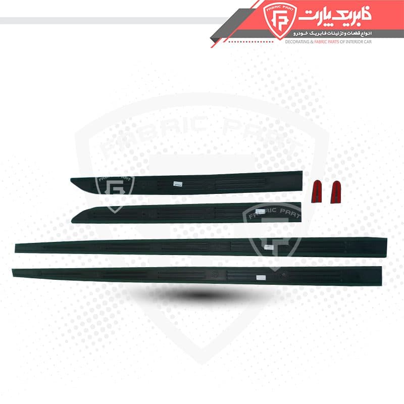 زه پلاستیکی روی درب پراید 132 کامل مشکی فابریک پارت — تصویر ۲