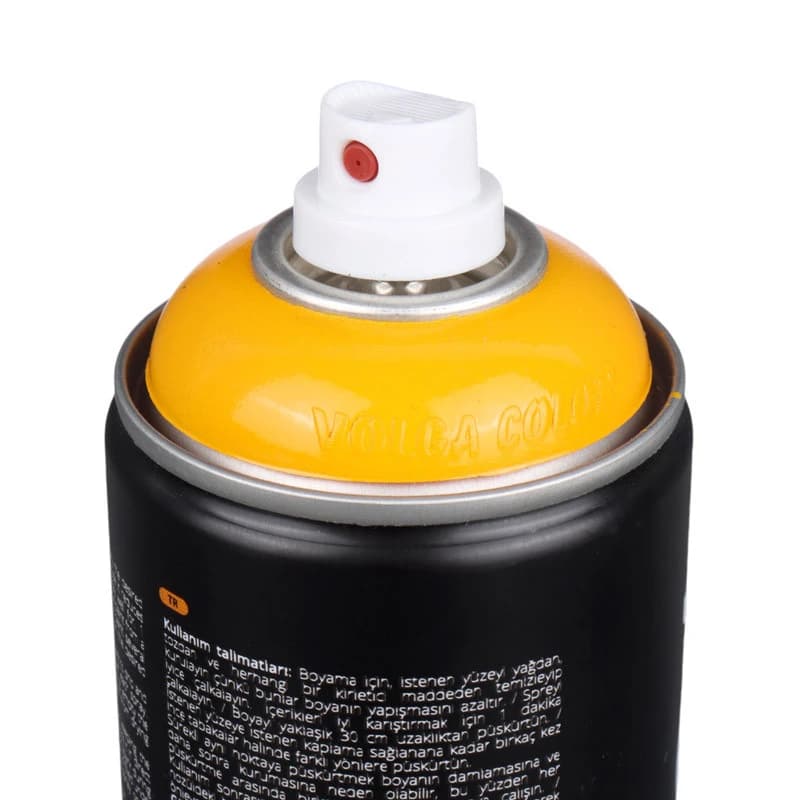 اسپری رنگ زرد Volga Color RAL 1028 400ml — تصویر ۳