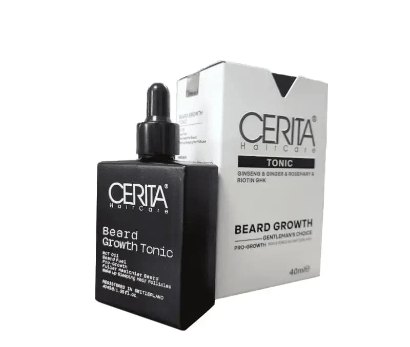 محلول تقویت کننده ریش سریتا 40 میلیلیتر | Cerita Beard Growth Tonic 40 ml
