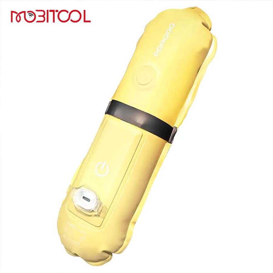 چراغ بادی ضد آب مگنتی پرودو Porodo Lifestyle Inflatable Outdoor Magnetic Tube Light PD-LFST136-WH — تصویر ۲