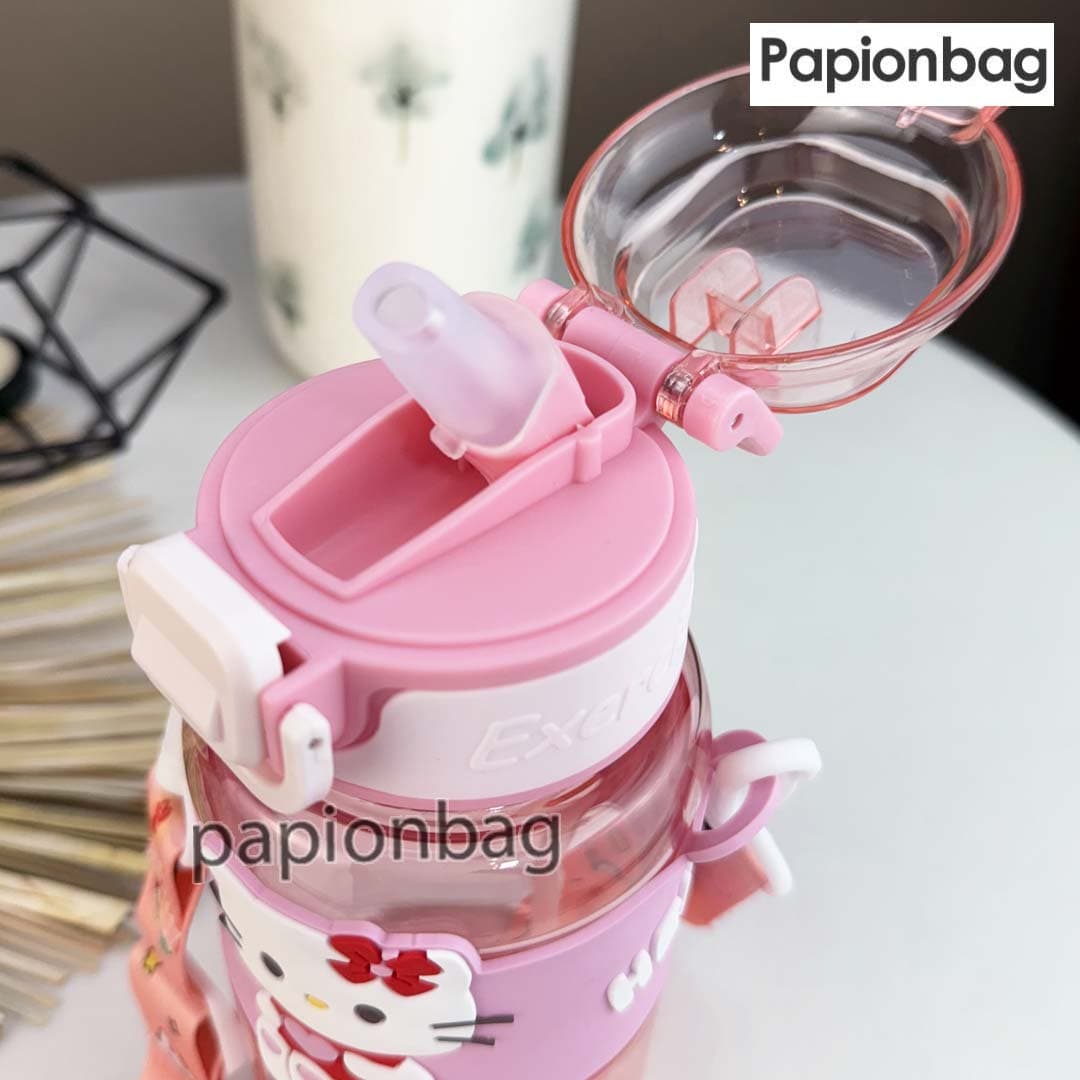 ست دخترانه کیتی کیف مدرسه، جامدادی، بادی بگ قمقمه و سرکلیدی کد1074 — تصویر ۵