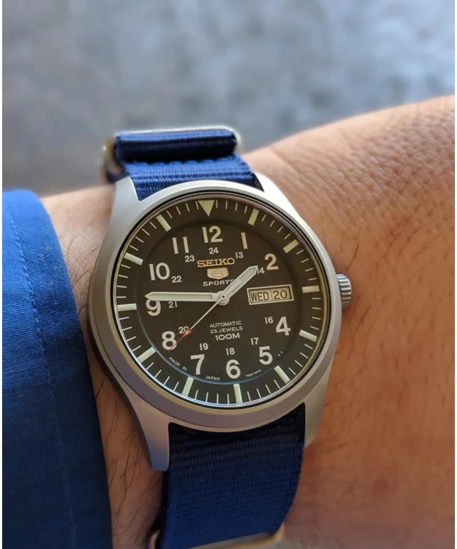 ساعت مردانه سیکو پنج SEIKO 5 SNZG11J1 — تصویر ۸