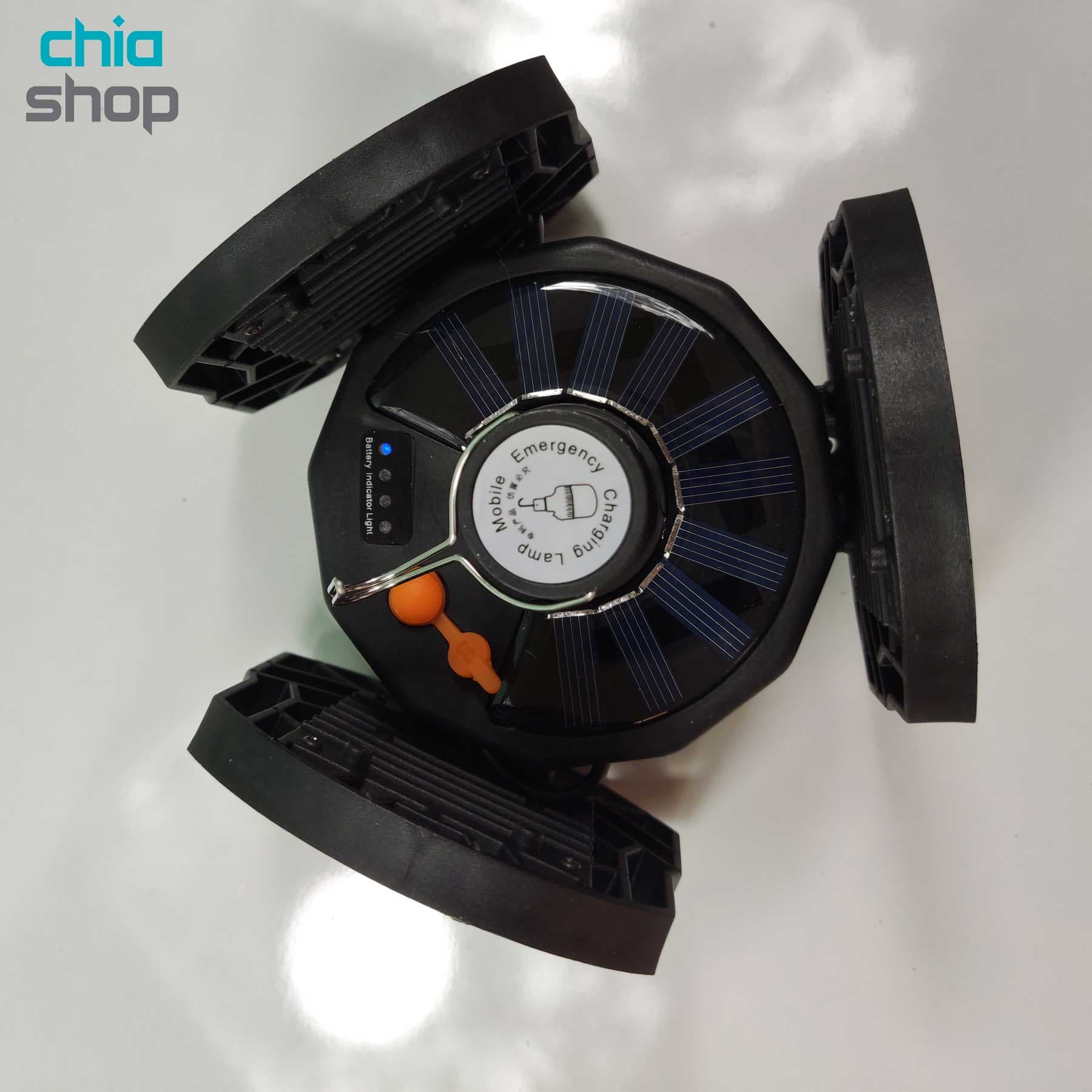 چراغ چادر شارژی خورشیدی کنترل دار مدل XF-701 — تصویر ۳
