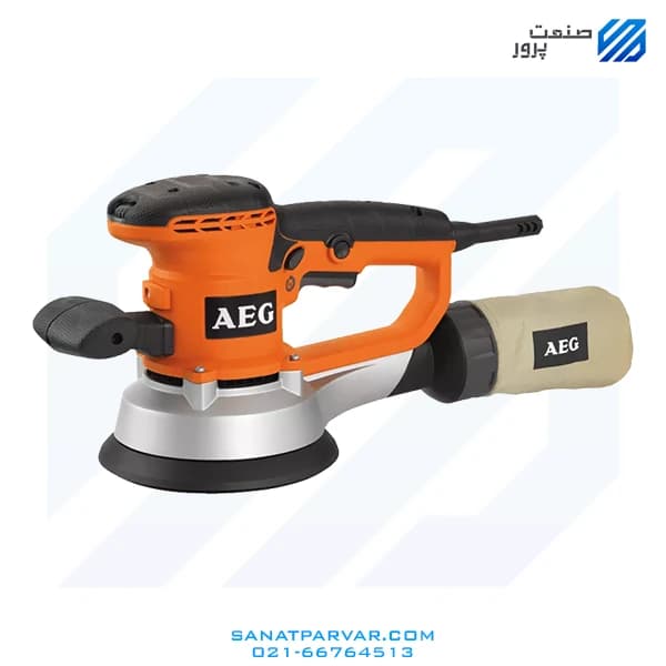 سنباده لرزان گرد AEG دیمردار 150 میلی متر مدل EX150ES — تصویر ۹