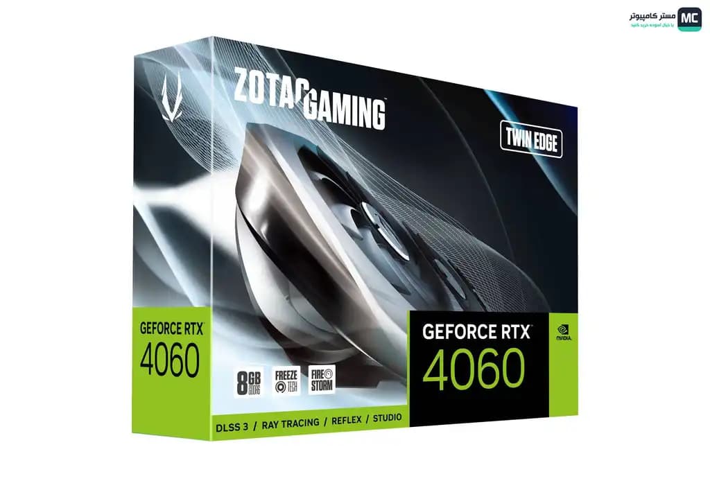 کارت گرافیک زوتاک GeForce RTX 4060 8GB Twin Edge — تصویر ۷