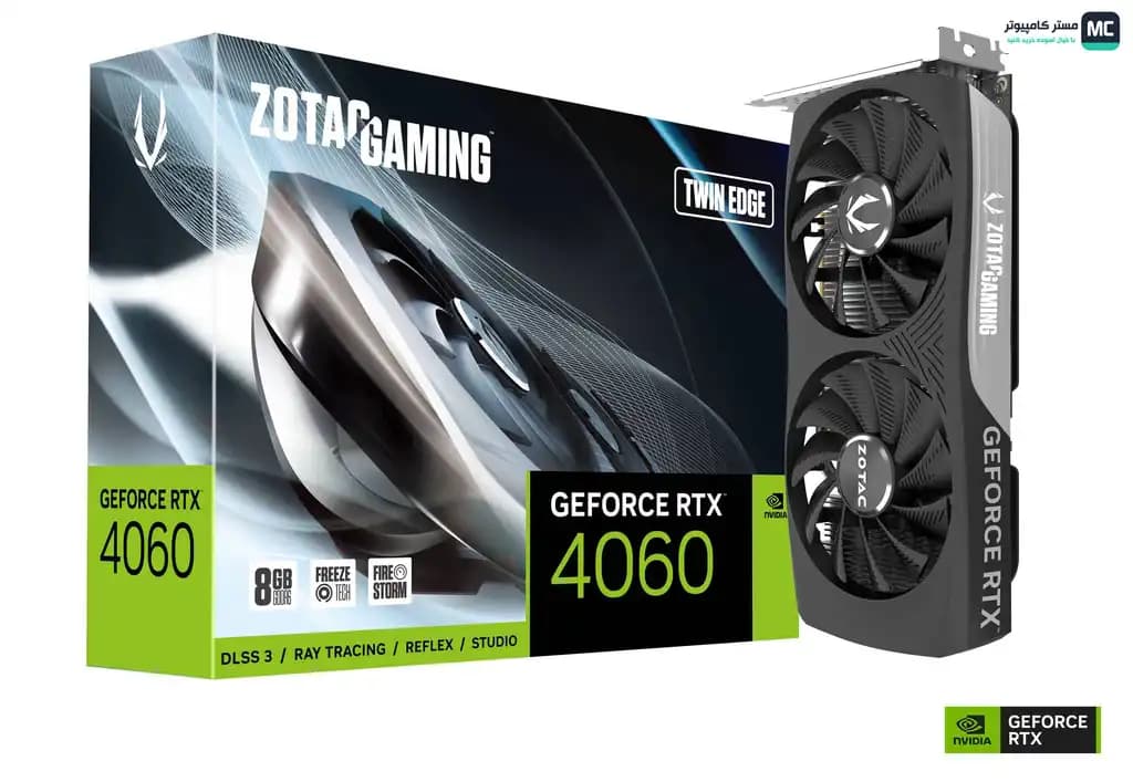 کارت گرافیک زوتاک GeForce RTX 4060 8GB Twin Edge — تصویر ۶