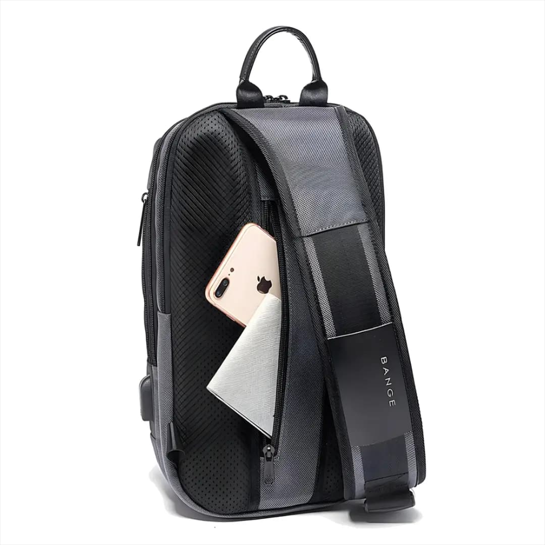 کیف دوشی کراس بادی اصل BG-7082 رمز دار با پورت USB — تصویر ۵