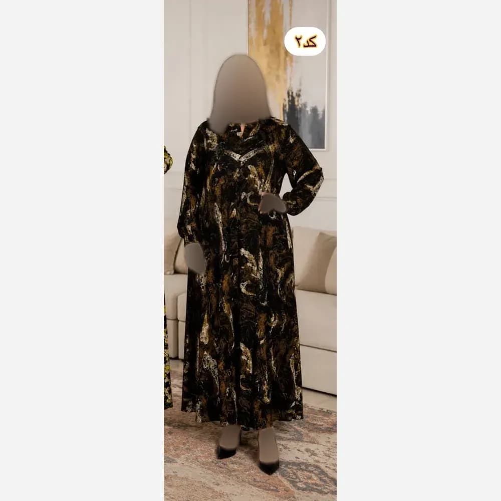 پیراهن ساحلی زنانه نخی یقه دکمه فری سایز مناسب شیردهی جیب دار بند تنظیم — تصویر ۵