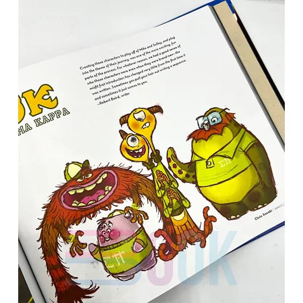 آرت بوک انیمیشن دانشگاه هیولاها The Art of Monsters University — تصویر ۸