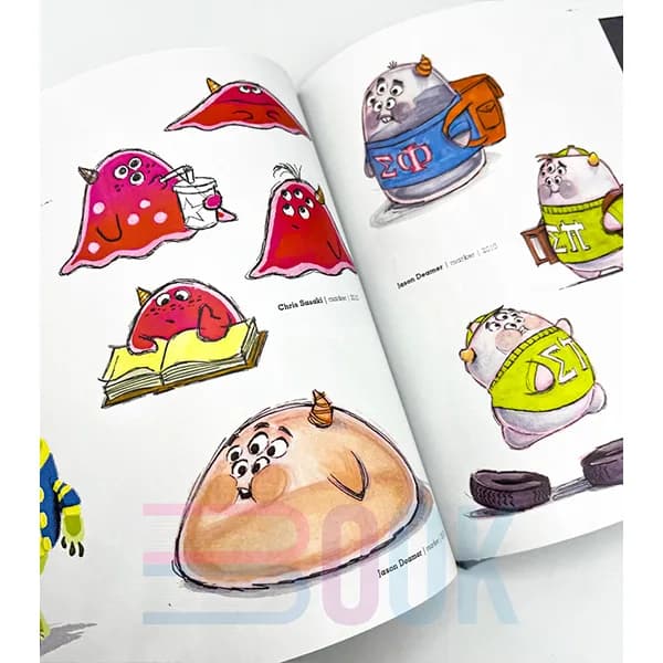 آرت بوک انیمیشن دانشگاه هیولاها The Art of Monsters University — تصویر ۴