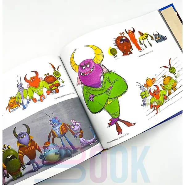 آرت بوک انیمیشن دانشگاه هیولاها The Art of Monsters University — تصویر ۵