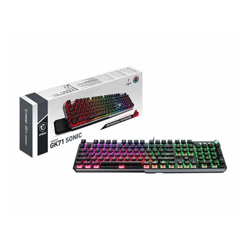 کیبورد باسیم گیمینگ ام اس آی MSI VIGOR GK71 SONIC — تصویر ۲