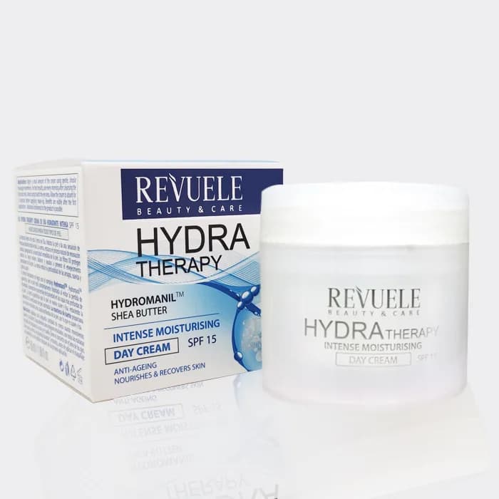 کرم روز آبرسان با اس پی اف 15 رووله مدل Revuele Hydra Therapy intense Moisturising Day cream — تصویر ۲