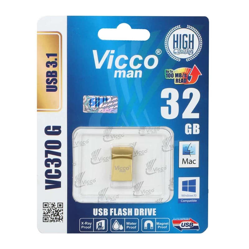 فلش 32 گیگ ویکومن Vicco Man VC370 USB 3.0 — تصویر ۴