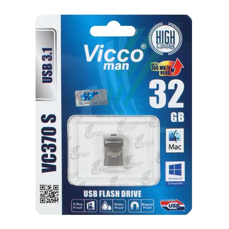 فلش 32 گیگ ویکومن Vicco Man VC370 USB 3.0 — تصویر ۲