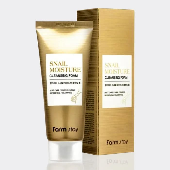 فوم شستشوی مرطوب کننده حلزون فارم استی 100 میل مدل Snail Moisture Cleansing Foam — تصویر ۲