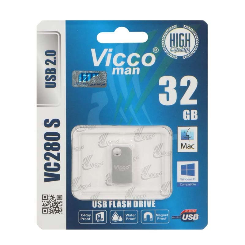 فلش 32 گیگ ویکومن Vicco Man VC280 USB2.0 — تصویر ۲