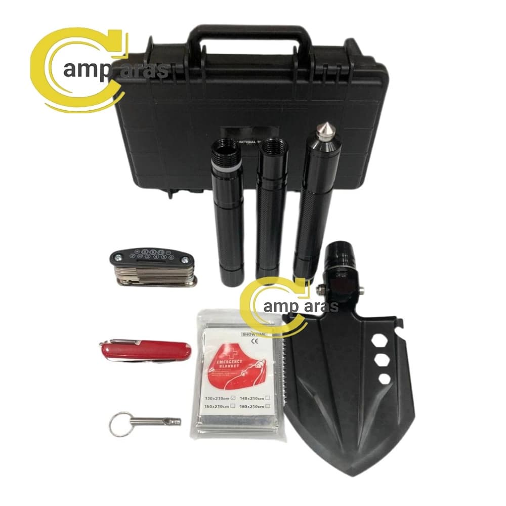 بیل همه کاره آفرود و کمپینگ تاشو SHOVEL TS50 باکس دار