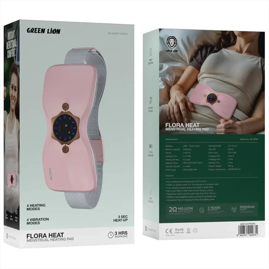ماساژور قاعدگی گرین لاین مدل Flora Heat — تصویر ۲