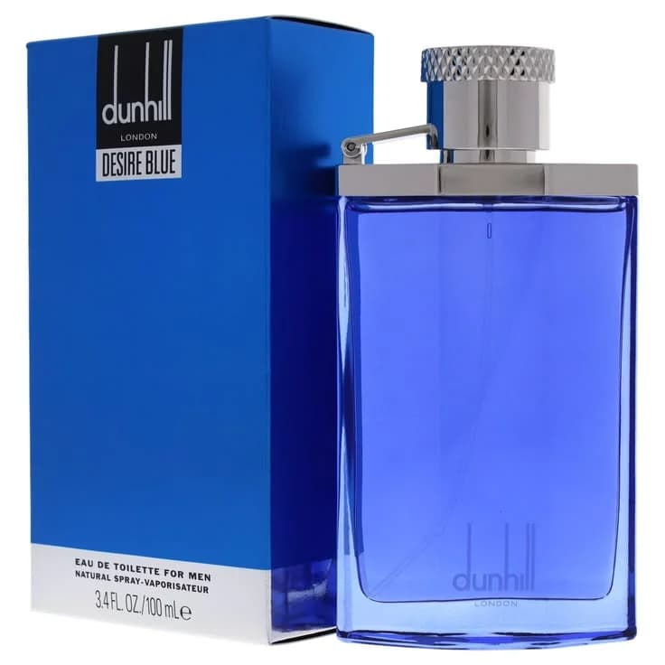 عطر دانهیل دیزایر بلو مردانه { دانهیل آبی } ادو تویلت ۱۰۰ میلی لیتر — تصویر ۵