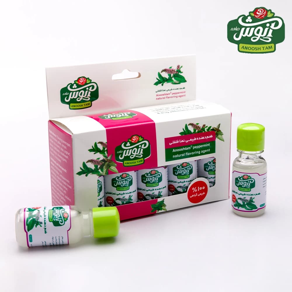 پکیج 10عددی عصاره نعنا فلفلی آنوش طعم (150cc)