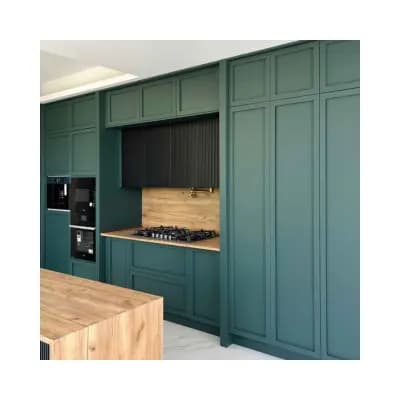 کابینت هایگلاس ترک MDF – یک متر بالا و پایین | شیک، براق و بادوام