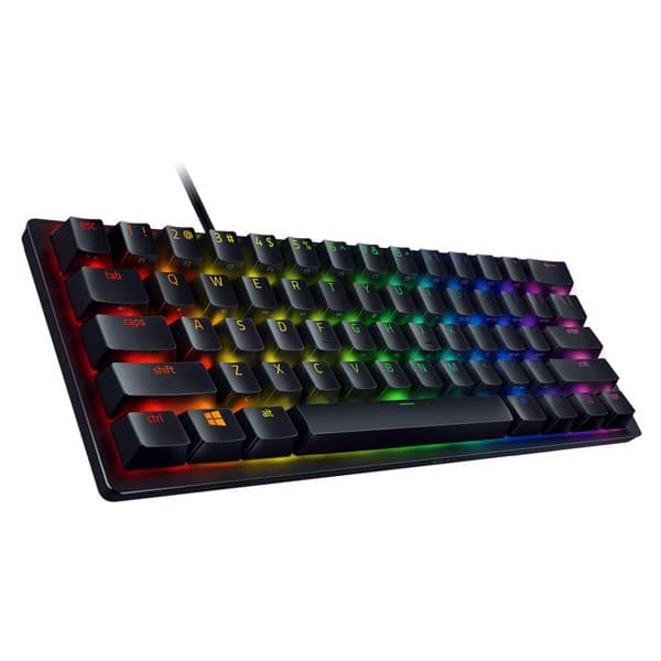 کیبورد گیمینگ RGB مکانیکال سیمی ریزر مدل HUNTSMAN MINI — تصویر ۲