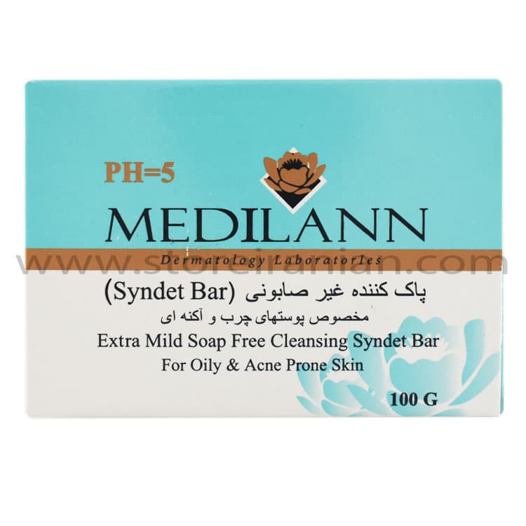 پاککننده غیر صابونی پوست چرب مدیلن 100gr