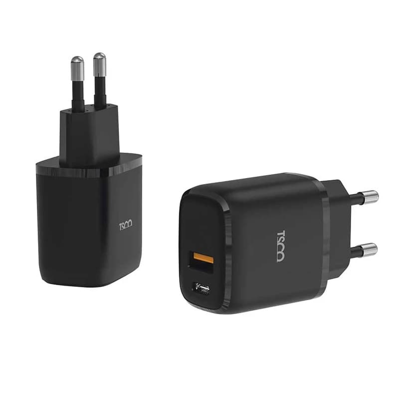 شارژر دیواری تسکو مدل TTC65 توان ۲۰ وات با ۲ پورت USB Type C — تصویر ۴