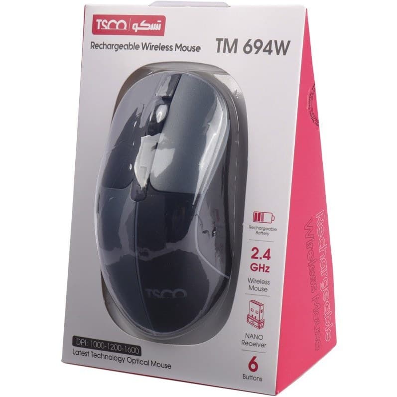 ماوس بی سیم تسکو مدل TM694W — تصویر ۵