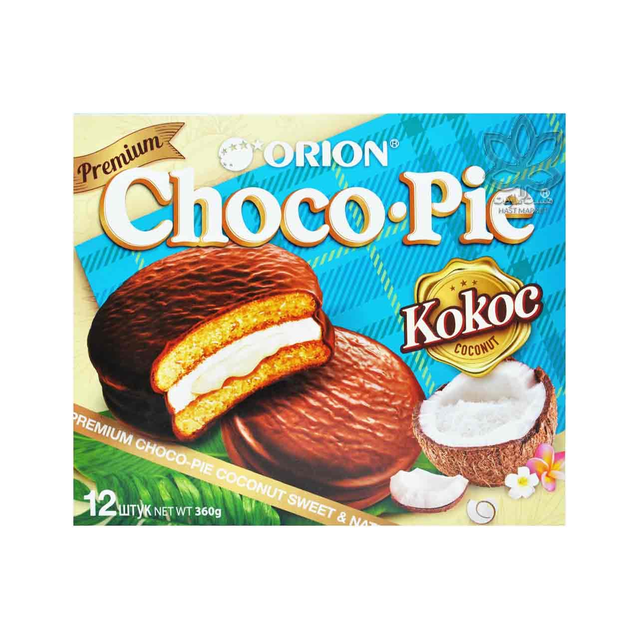 پک 12 تایی کیک والس نارگیلی شوکو پای – choco pie