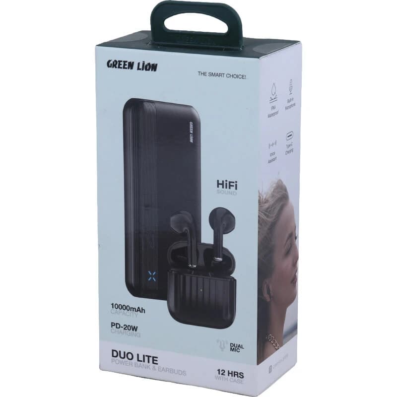 پکیج پاور بانک و هندزفری بلوتوثی گرین لاین Duo Lite GL-PB83 GNDUOL10TWS — تصویر ۵
