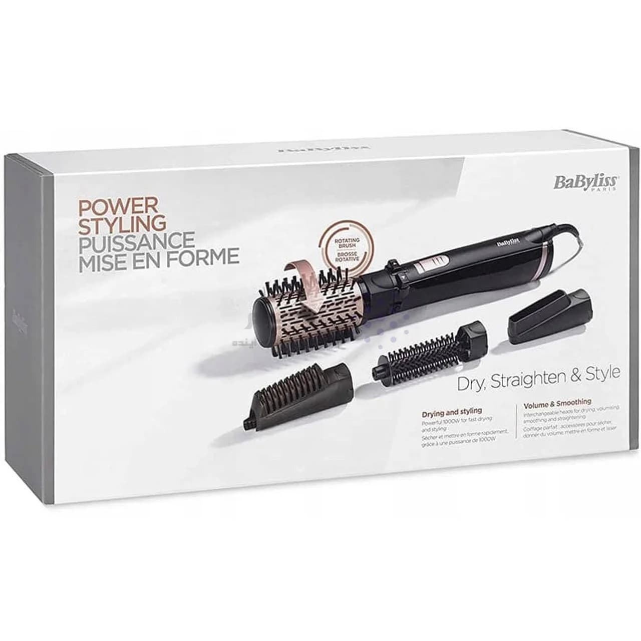 برس حرارتی Babyliss مدل AS200E 1000W – مشکی — تصویر ۴