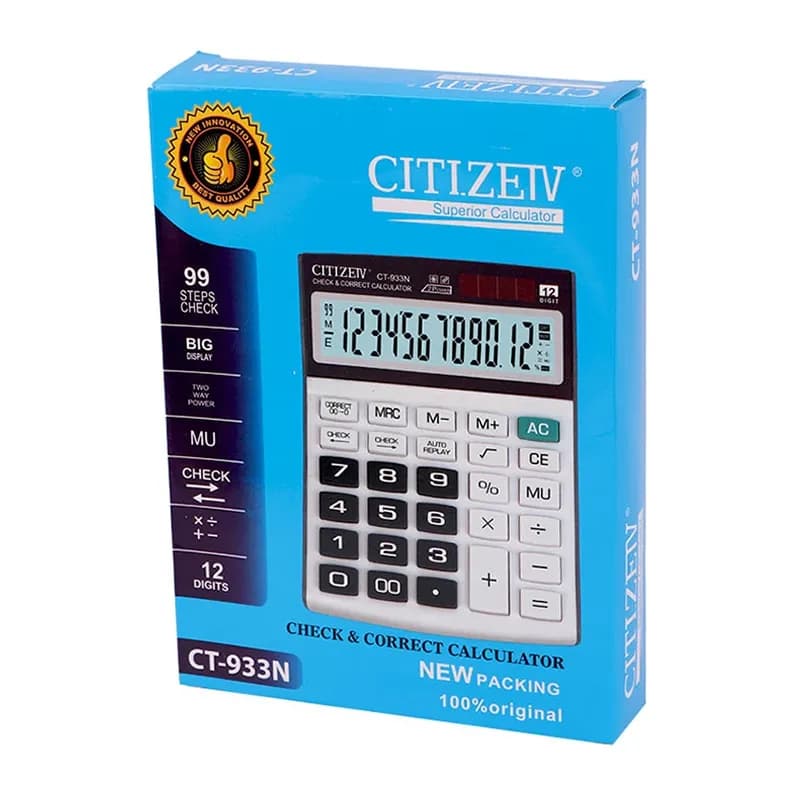 ماشین حساب مدل Citi.Zetv CT-933N — تصویر ۵