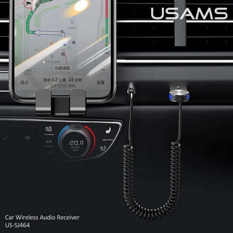 دانگل بلوتوث مخصوص خودرو یوسمز مدل Usams SJ464 — تصویر ۵