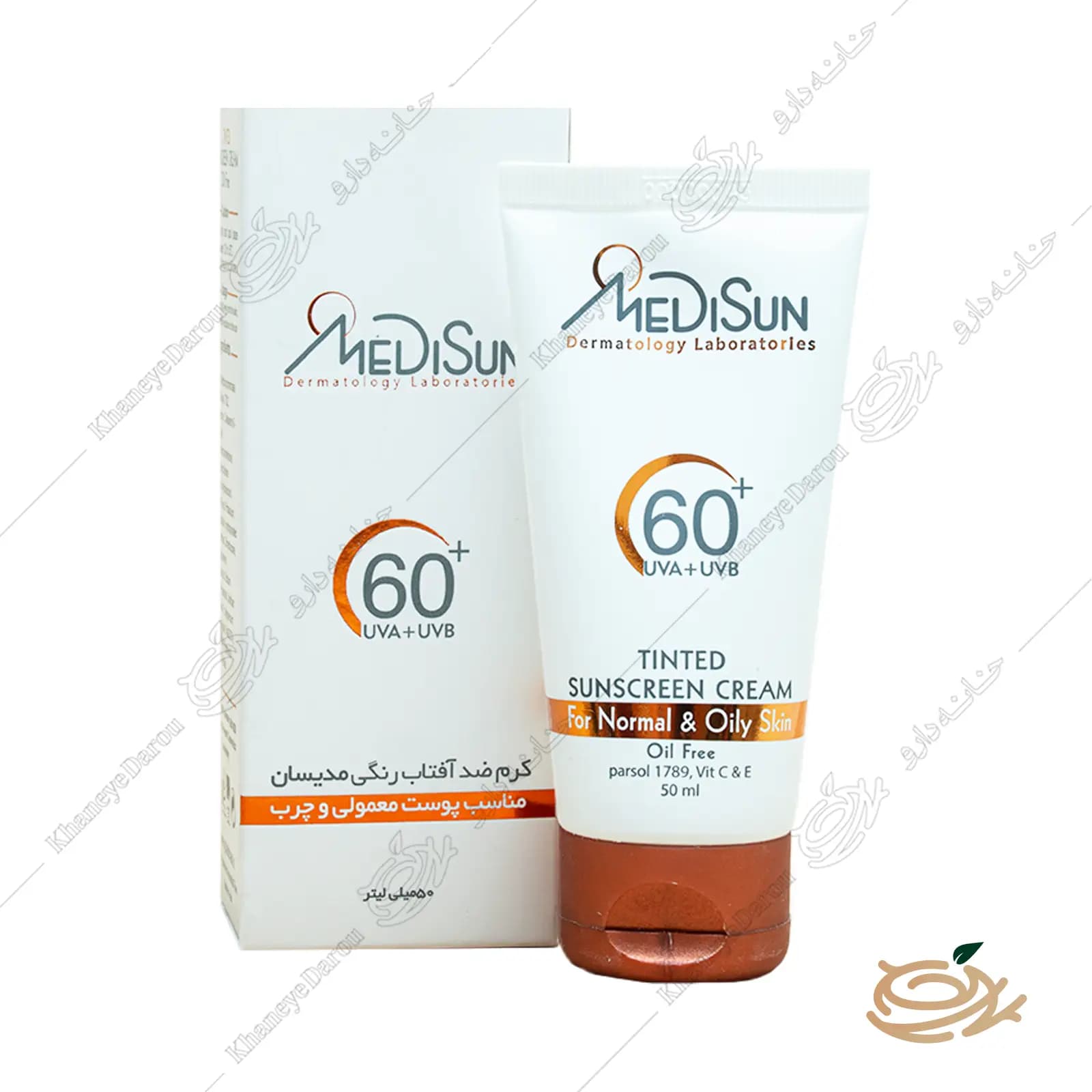 کرم ضد آفتاب پوست معمولی و چرب مدیسان SPF60 — تصویر ۲