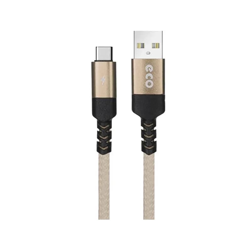 کابل کوتاه Type-C فست شارژ 3A اکو مدل Ecoo A80